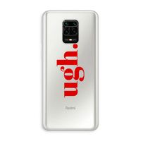 Ugh: Xiaomi Redmi Note 10 Lite Transparant Hoesje