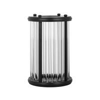 Richmond Windlicht 'Feray' 40cm, kleur Zwart