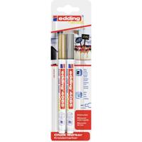 Edding 4085 Krijtmarker Goud, Zilver 1 mm, 2 mm