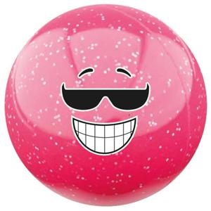Hockeygear.eu hockeybal Emoticon  |  glitter roze sunglasses