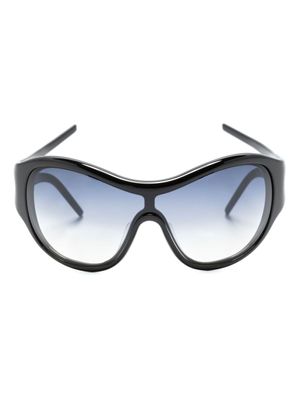 Christopher Esber lunettes de soleil Uma 98 mm à monture géométrique - Noir