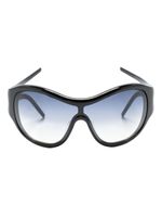 Christopher Esber lunettes de soleil Uma 98 mm à monture géométrique - Noir
