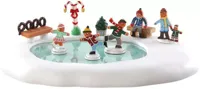 Lemax gingerbread skating pond bewegende schaatsbaanl Sugar 'N' Spice 2018 Lemax gingerbread skating pond bewegende schaatsbaanl Sugar 'N' Spice 2018