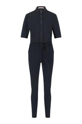 Annely zipper jumpsuit - dark blue - 07050