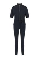Annely zipper jumpsuit - dark blue - 07050