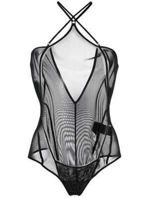 KNWLS body Celest à dos-nu - Noir