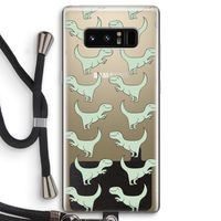 Dinos: Samsung Galaxy Note 8 Transparant Hoesje met koord