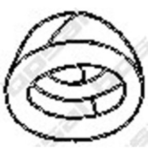 Aanslagrubber, demper 255534