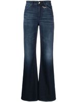 DONDUP high-waisted wide-leg jeans - Bleu