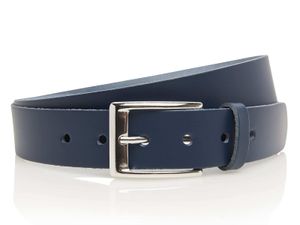 Timbelt Leren Riem 3.5 cm Blauw