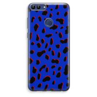 Blue Leopard: Huawei P Smart (2018) Transparant Hoesje
