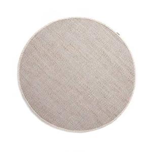 Nordic Weavers Rond wollen vloerkleed Lett - wit|beige - 160 cm rond