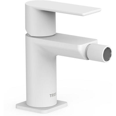 Bidetkraan Tres Loft | Opbouw | Mengkraan | 1-hendel | Rond | Wit mat