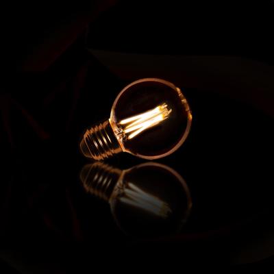 LifestyleFurn Kooldraadlamp 'LED' Bol Ø6cm, Amberkleurig, Dimbaar LifestyleFurn Kooldraadlamp 'LED' Bol Ø6cm, Amberkleurig, Dimbaar