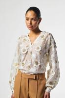 Aaiko Top Alanza | Wit/Goud