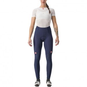 Castelli Sorpasso RoS W fietsbroek zonder bretels blauw/zilver dames S