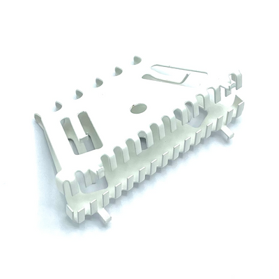 Bijenbekje stootvoegrooster 70mm - RAL 9010 Zuiver wit