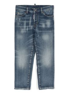 DSQUARED2 KIDS jean Boston à coupe droite - Bleu