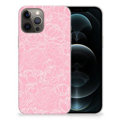 iPhone 12 Pro Max | TPU Case | White Flowers