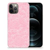 iPhone 12 Pro Max | TPU Case | White Flowers