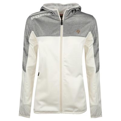 Dames Q Club hooded jacket | snow Wit