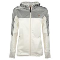 Dames Q Club hooded jacket | snow Wit