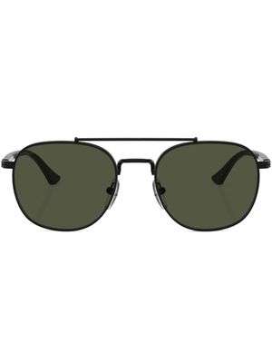 Persol lunettes de soleil à monture ronde - Noir