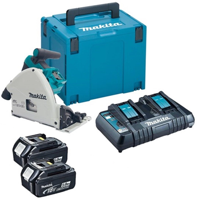 Makita dsp600pt2j accu invalzaag lxt 2x18v | 2x5.0ah accu's en duolader