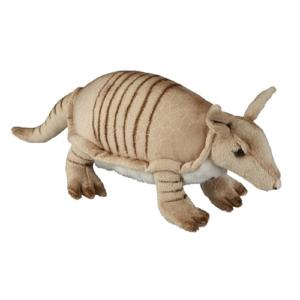 Pluche bruin gordeldier knuffel 28 cm - Armadillen knuffels - Knuffeldieren/knuffelbeest