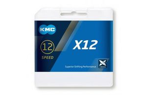 KMC - X12 Ketting Black Tech 126L