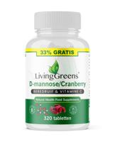 Livinggreens Cranberry D-mannose voordeelverpakking