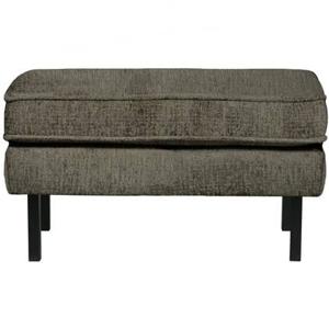 BePureHome Hocker Op Poten Rodeo - Structure Velvet - Frost - 45x84x54