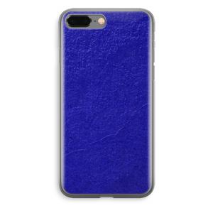 Majorelle Blue: iPhone 8 Plus Transparant Hoesje