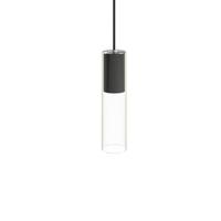 Lyora Hanglamp met glasCylinder zwart - 7865