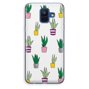 Sanseveria: Samsung Galaxy A6 (2018) Transparant Hoesje