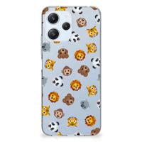 TPU bumper voor Xiaomi Redmi 12 4G Dieren Emojis