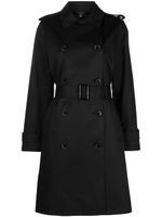 Lauren Ralph Lauren trench croisé à taille ceinturée - Noir - thumbnail