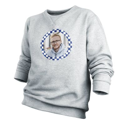 Trui voor heren bedrukken - Grijs - S