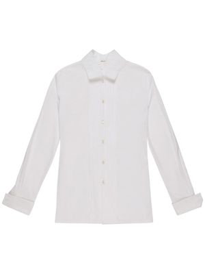 Bally chemise en coton à manches longues - Blanc