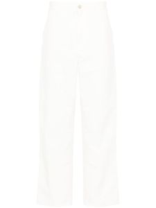 Carhartt WIP pantalon Single Knee à coupe droite - Blanc