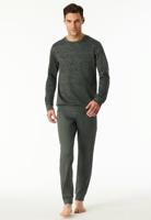 Schiesser Schiesser Heren Pyjama Long darkgreen 183173 52/L