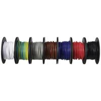 TRU COMPONENTS TC-12112364 Draad 0.75 mm² Zwart, Wit, Rood, Blue, Bruin, Grijs, Geel-groen 1 set(s) - thumbnail