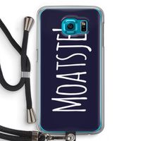 Moatsje!: Samsung Galaxy S6 Transparant Hoesje met koord