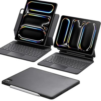 iPad Pro 13" (2025) Rebound Magnetische Tastatur Hülle 360 - DE Layout-Schwarz iPad Pro 13" (2025) Rebound Magnetische Tastatur Hülle 360 - DE Layout-Schwarz
