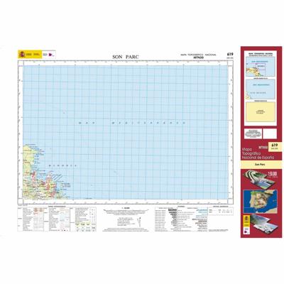 Topografische kaart 619 MT50 Son Parc (Menorca) | CNIG - Instituto Geográfico Nacional1