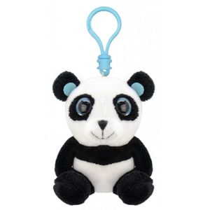 Pluche mini panda knuffel sleutelhanger 9 cm   -