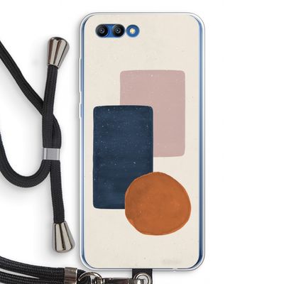 Geo #3: Honor 10 Transparant Hoesje met koord