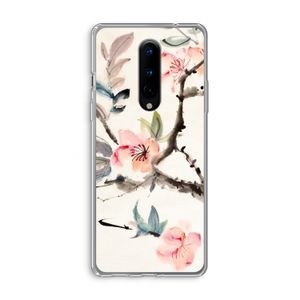 Japanse bloemen: OnePlus 8 Transparant Hoesje