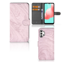 Samsung Galaxy A32 5G Bookcase Marble Pink - Origineel Cadeau Vriendin