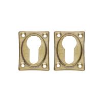 Intersteel Cilinderrozetten messing getrommeld